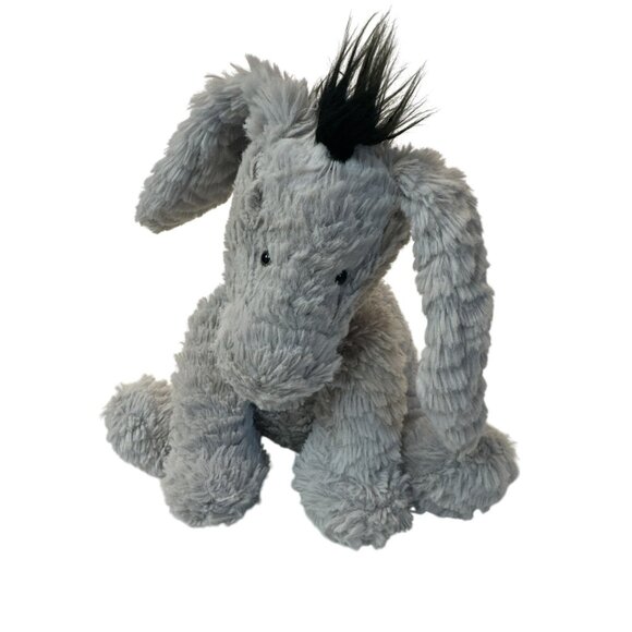 Jellycat London Fuddlewuddle Donkey Plush Stuffed Animal Toy Retired Rare 10" - Picture 1 of 6